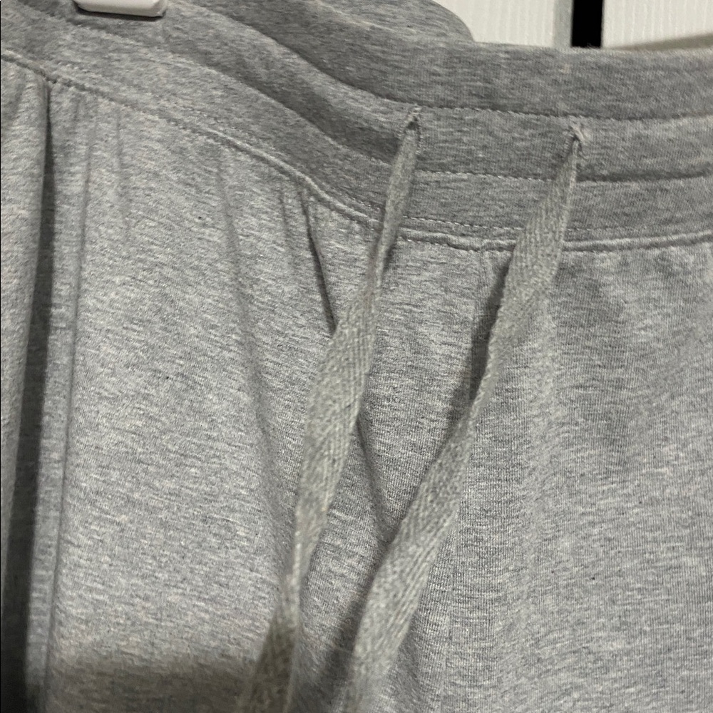 Karen Scott sport Capri NWT Heather gray skimmer cotton knit pants size LARGE - Picture 3 of 11